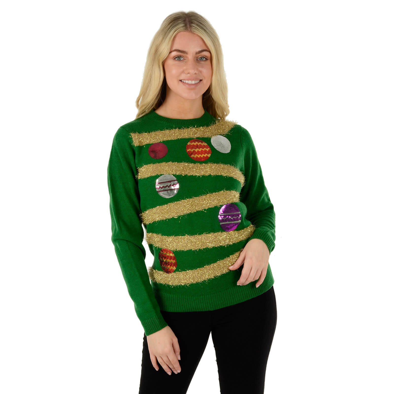 Green christmas jumper ladies sale