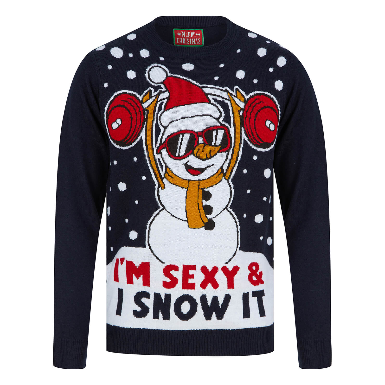 Mens white christmas jumper hotsell