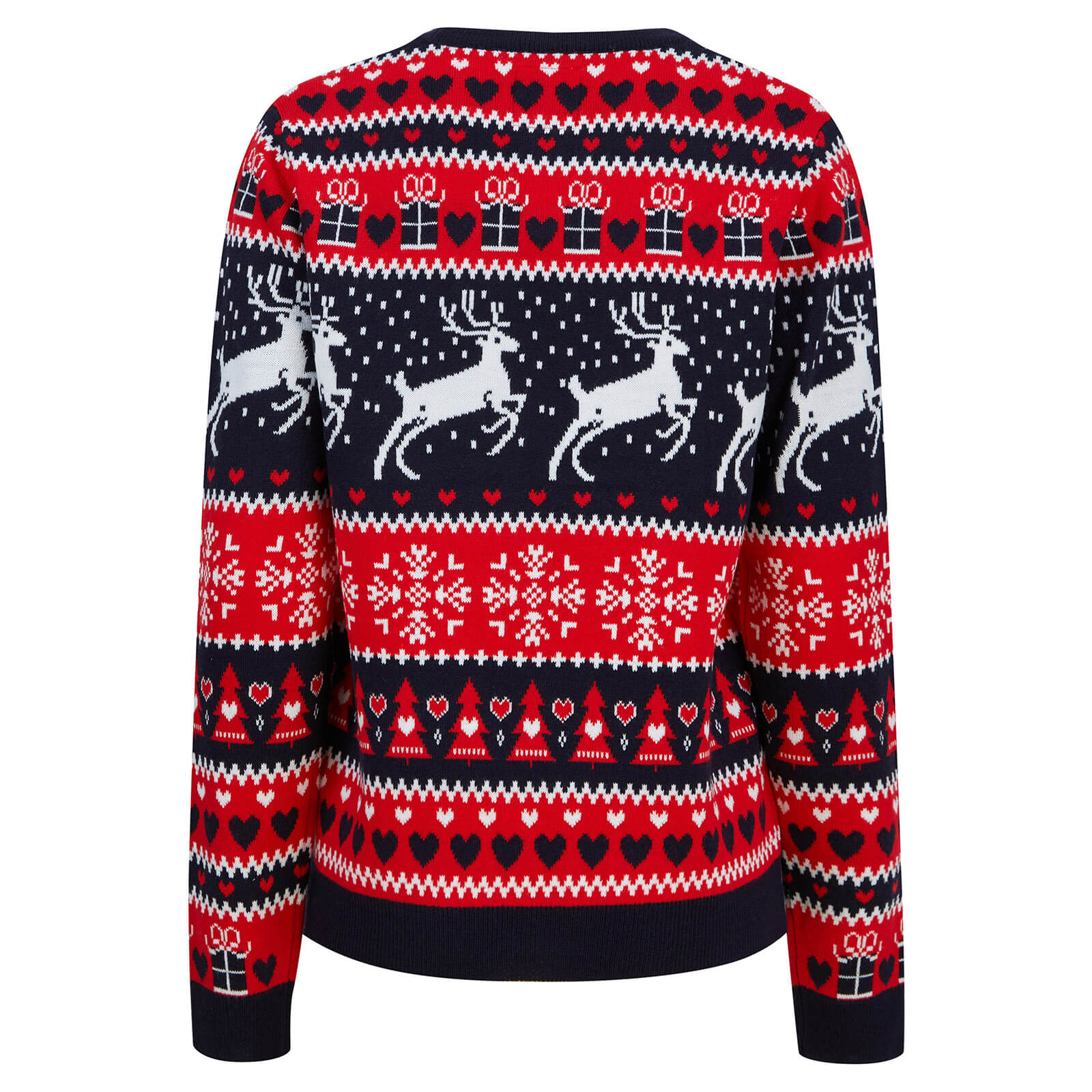 Black reindeer christmas outlet jumper