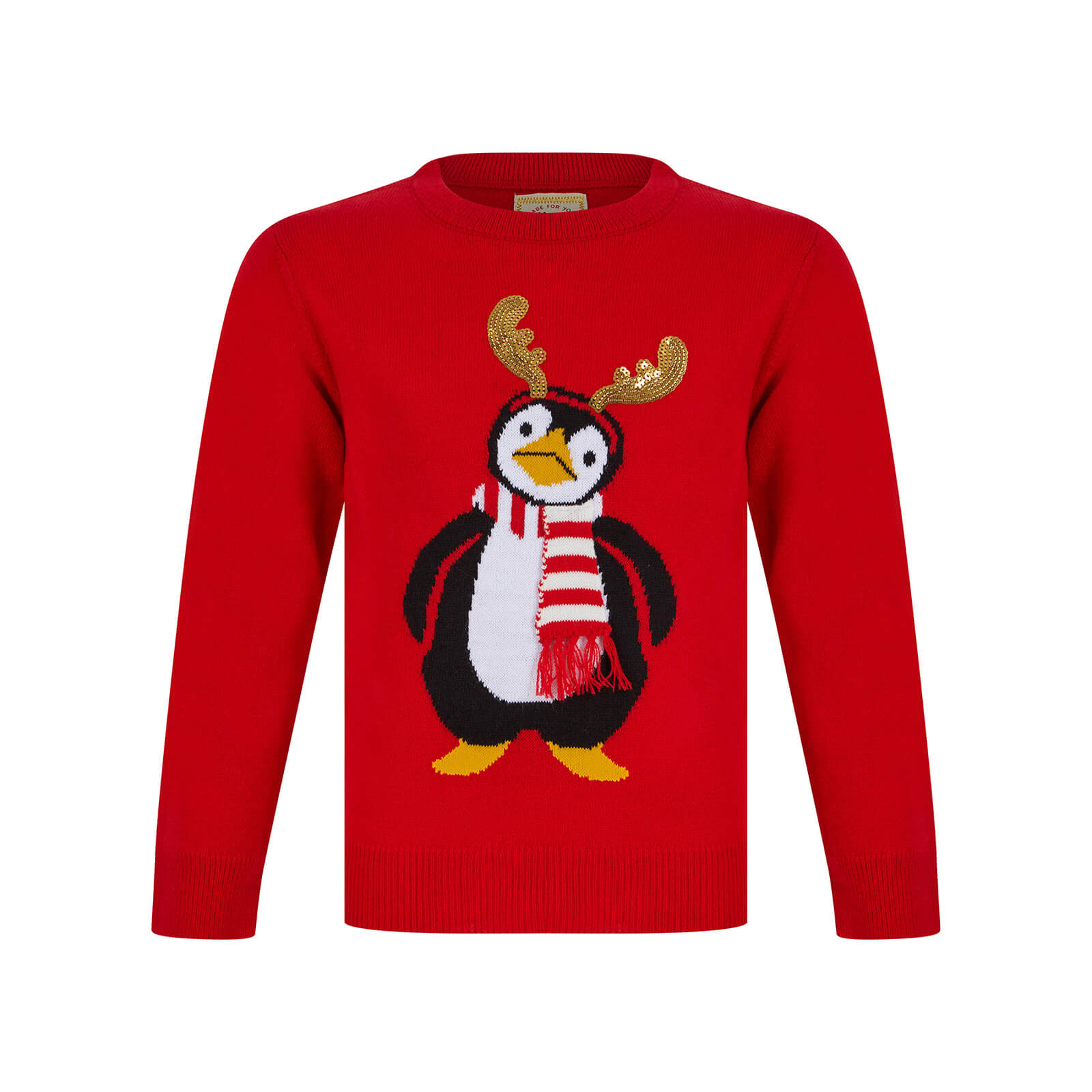 Sequin 2025 reindeer jumper