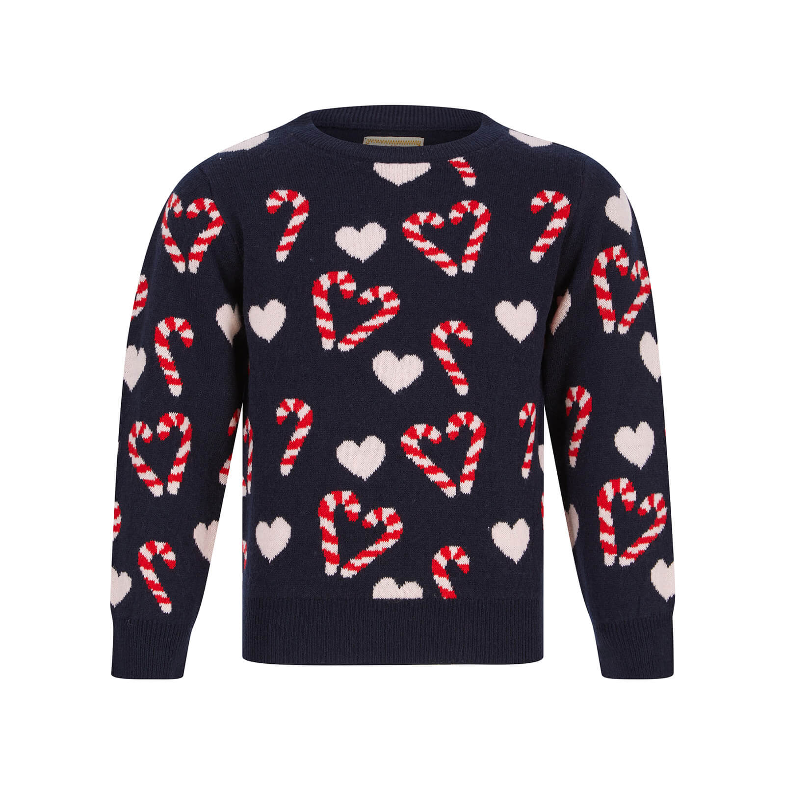 Candy cane heart sweater hotsell