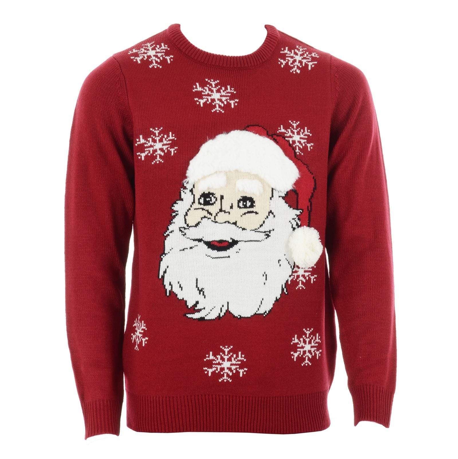 Mens santa christmas on sale jumper