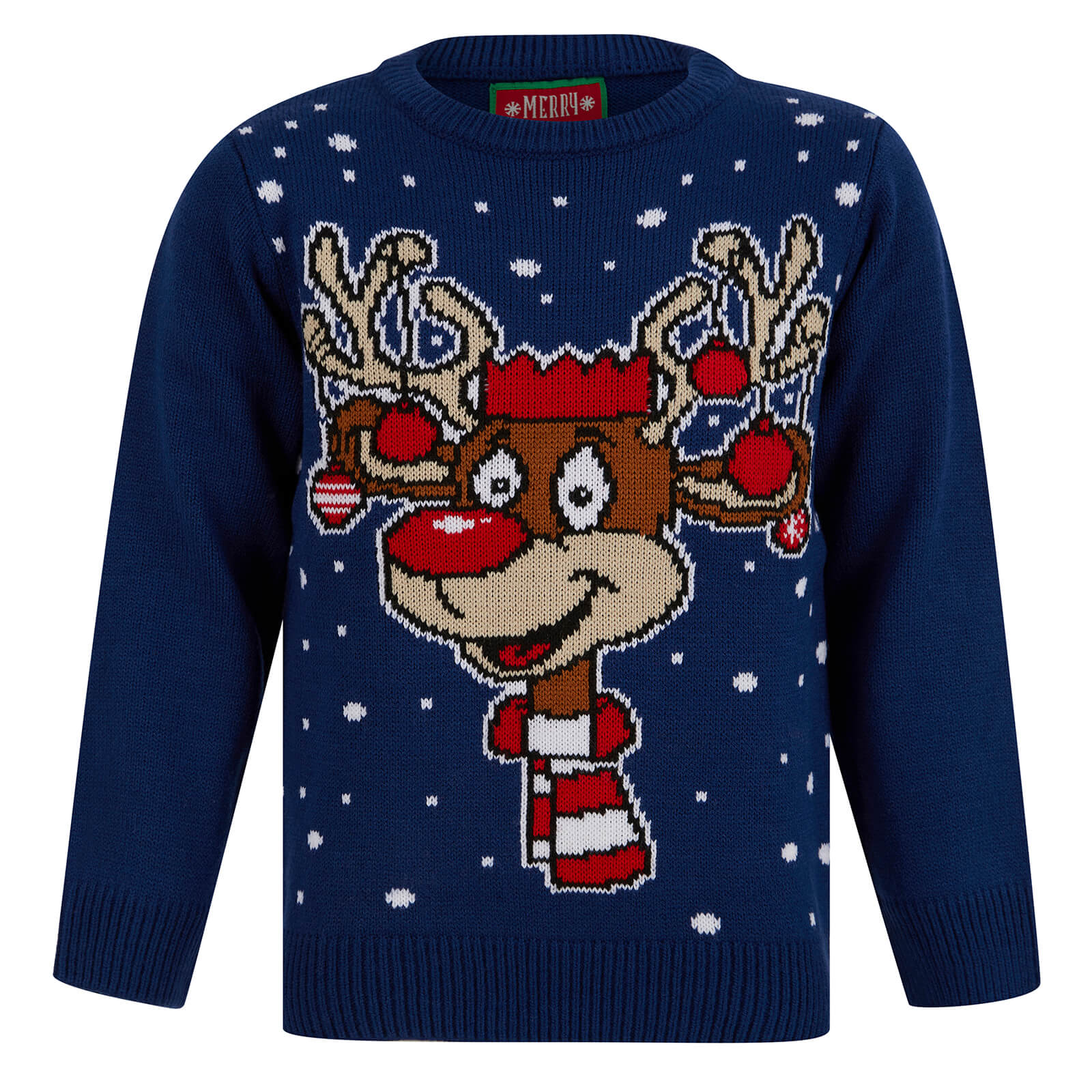 Boys christmas 2024 jumper with lights