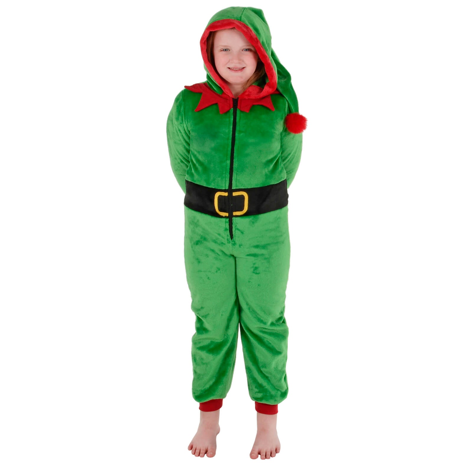 Buy Kids All In One Christmas Elf Pyjama Suit Mr Crimbo MrCrimbo