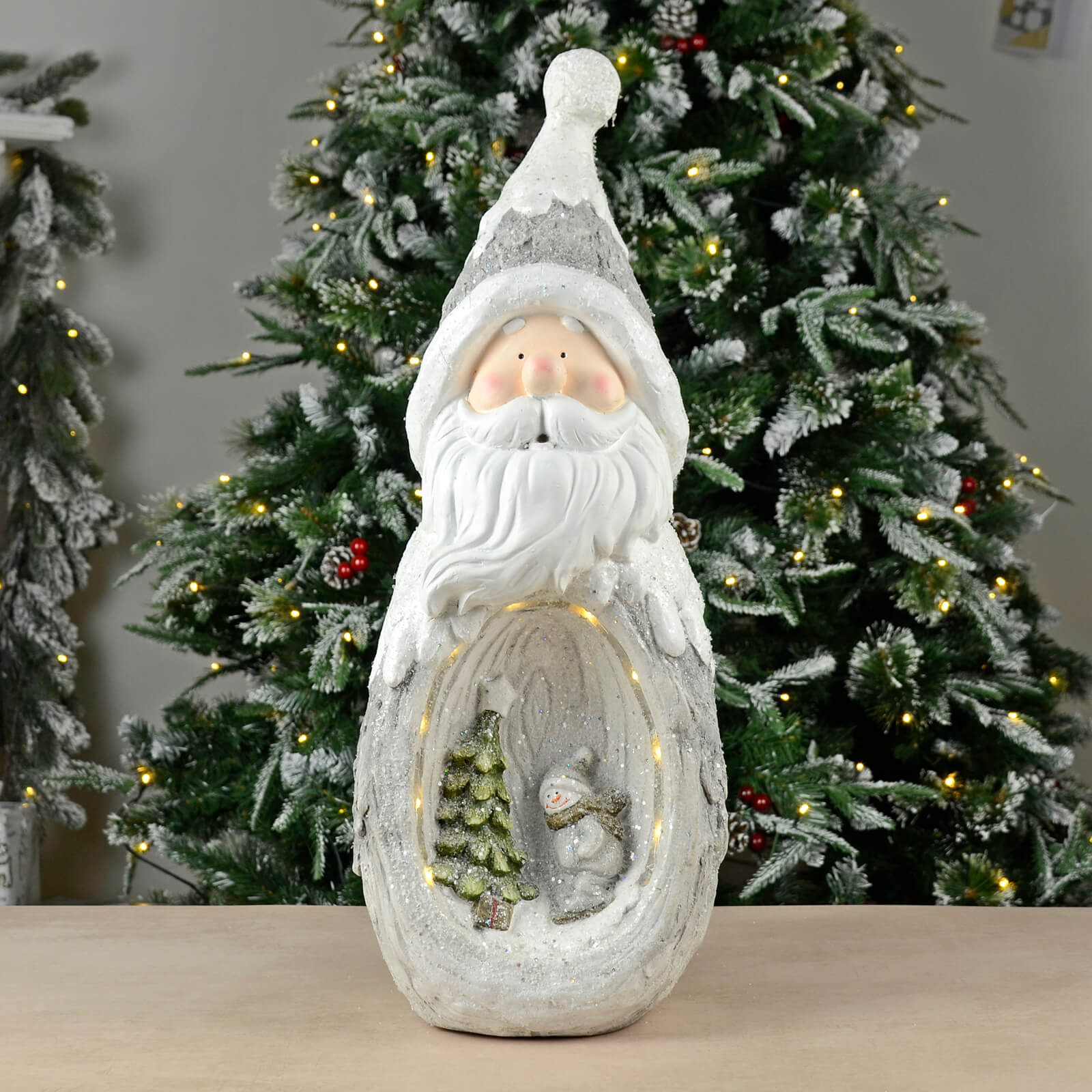 3Pcs Christmas Decorations Noel - 9.5 x 3.62 x 9 inch Ceramic White Bottles on sale Holiday Winter Tabletop c016